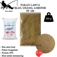 Pelet PF100 Pakan Ikan Hias Kecil Bibit Cupang Koi Guppy Kura Kura Kolam &amp; Akuarium (250gr)