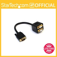 Startech 30cm (1 ft) VGA to 2x VGA Video Splitter Cable – M/F - Lifetime Warranty