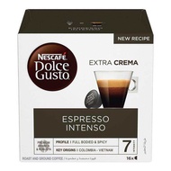 NESCAFE DOLCE GUSTO ESPRESSO INTENSO เนสกาแฟ ดอลเช่ กุสโต้ กาแฟคั่วบดเอสเพรสโซอินเทนโซ 6 กรัม x 16 ช