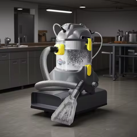 1400W Spray Extraction Cleaner Vacuum Car Interior Upholstery Machine 16kpa Suction For Sofa Curtain