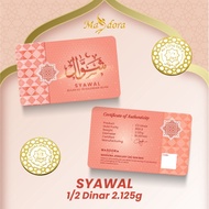 MASDORA 999.9 Gold 1/2 Dinar (2.125GM)  Islamic Calendar ~ SYAWAL (EMAS 999.9/24K)