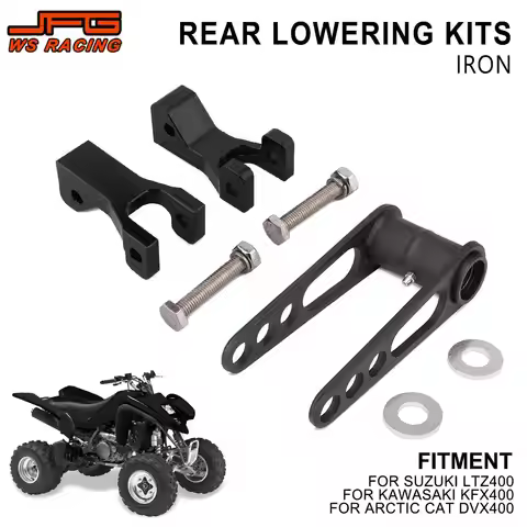Motorcycles Lowering Kit Lower Link Adjustable ATV For SUZUKI Z400 LTZ400 KFX400 DVX400 KFX450R Z LT