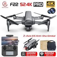 6KM F22 S2 Pro GPS Drone 4K Professional With HD Camera Obstacle Avoidance 2-axis EIS Gimbal 5G WIFI