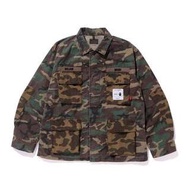 WTAPS BAPE 聯名款 迷彩軍裝襯衫 外套夾克