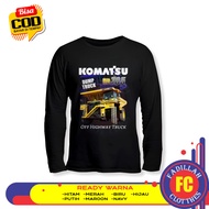 T-Shirt Komatsu HD785-7 Dump Truck Heavy Equipment Operator Long Sleeve Distro T-Shirt