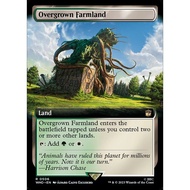 WHO_506 Overgrown Farmland Extended Art EA BL MTG Magic: The Gathering: Doctor Who Rare