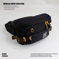 Tas selempang Pinggang Pria Waistbag Unisex kanvas eiger murah wanita