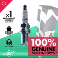 Original Iridium Spark Plug 12120037607 #BKR6EQUP (@1pcs) BMW E34 E36 E38 E39 E46 M62 E65 M54 325i M