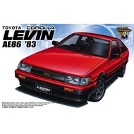 Aoshima Bunka Kyozai 1/24 The Best Car GT No.80 AE86 Corolla Levin Early Type