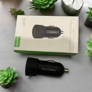 Rocoren 48W 2-port C + A car charger