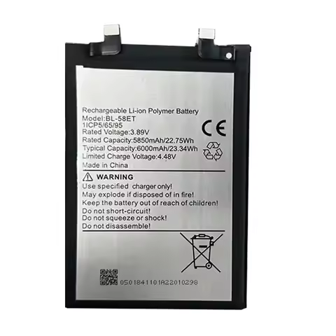 NEW Original 3.89V 6000mAh 22.75WH BL-58ET Battery For Tecno Pova 5 LH7N Mobile Phone