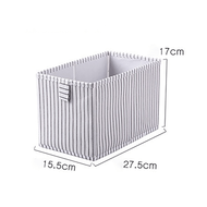 Korea Foldable Storage Box Wardrobe Linen Clothes Storage Box Home Basket Organizer Underwear Toy St