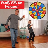 Mainan Edukasi Anak Melatih Konsentrasi Olahraga Anak Papan Dart Board Papan Target Bola Velcro Eduk