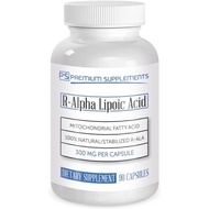 R-Alpha Lipoic Acid 300MG - Pure R-Lipoic Acid, MAX Strength - 90 Count