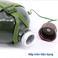1l and 2lt Water Bottle with Convenient Capacity (Extremely Thick Type), Safe Aluminum Shell Materia