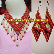 Cordillera choker + Earring set_ ifugao