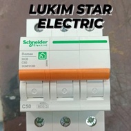 MCB Schneider 3P 40A/50A/63A 3 Phase 3p 3phase mcb Schneider NEW DOMF