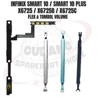 TOMBOL INFINIX SMART 10 BUTTON SET SMART 10 PLUS/ (X6725 X6725B/ X6725C), SPOTS & VOLUME BUTTON Orig