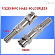RG213 BNC Male SolderlessType Coaxial Connector Adaptor-Ready Stock