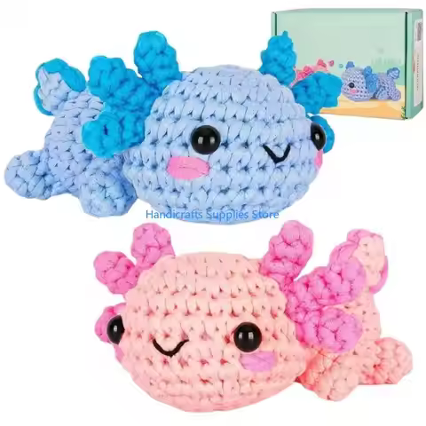 R1WA Beginner Crochet Kits Crochet Dragon Kits Including Crochet Hook, Yarn