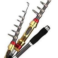 New High-End 99% Carbon Fiber Short Fishing Rod 1.8-3.6M Rotating Telescopic Sea Fishing Pole