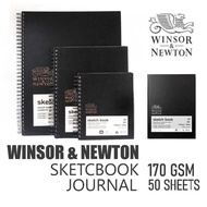 Winsor Newton Sketchbook Journals 170Gsm 50 Sheet May 4 Na Sukat: A3, A4, A5 & A6 HARDBOUND O SPIRA