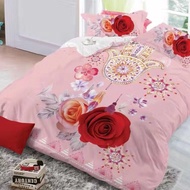 Cadar fitted bercorak 3D