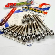 ☑️CNC HONDA CLICK 125/150i CRANKCASE BOLTS SET