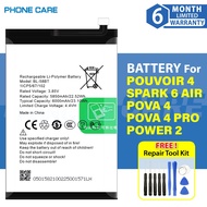 Battery BL-58BT Compatible For Tecno POUVOIR 4 / Spark 6 AIR / POVA 4 / POVA 4 Pro / Spark POWER 2 (