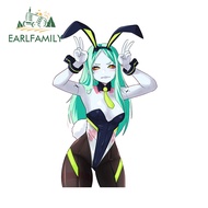 EARLFAMILY 13cm x 8.2cm Cyberpunk Edgerunners Rebecca Car Stickers Scratch-Proof Caravan Rearview Mi