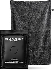 Blackline Colossal Drying Towel Ultra Absorbent Twisted Loop Microfiber Drying Towel 1300 GSM 3 Ft x