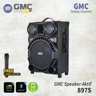 Speaker Aktif MITING GMC 897G /897 E Bluetooth + Mic Wireless-NEW