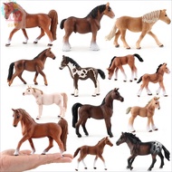 Simulation Wild Animal Horse Model Millennium Horse Black White Male Horse Mustang Hannover Horse