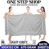 Bathsheet Towel 90x180cm Hotel Premium Fulfy Towel Spa Towel Saloon Towel Bath Towel Oversize Tuala 