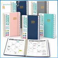 EMOTEMY Academic Planner Book, A5 Spiral Binding Calendar Planner, 2027 Monthly/Weekly with Tabs Pla