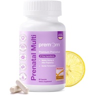 Premom Prenatal Vitamins for Women, 27-in-1 Womens Prenatal Multivitamin & Mineral Supplement, Pregn