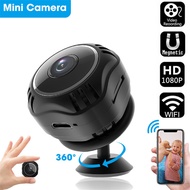1080P Wireless Mini ABS Remote Monitoring X5S Camera 150 ° Wide Angle HD Night Infrared Night Vision Magnetic Bracket WiFi Monitor Compatible with iPhone Samsung