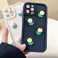 Simple Tulip Phone Case For Realme GT8 GT7 GT 7T Pro 15 15T 14X Neo7 C75 C75X C73 V70S 5G 4G Cute Ca