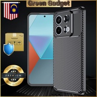 [Green Gadget] Redmi Note 13/13 Pro/13 Pro Plus 5G Case Shockproof and Protective Casing Cover Carbo