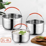 FAMY Stainless Steel Steamer Basket Pot Accessories for 3/6/8 Qt Pot Pressure Cooker FAA