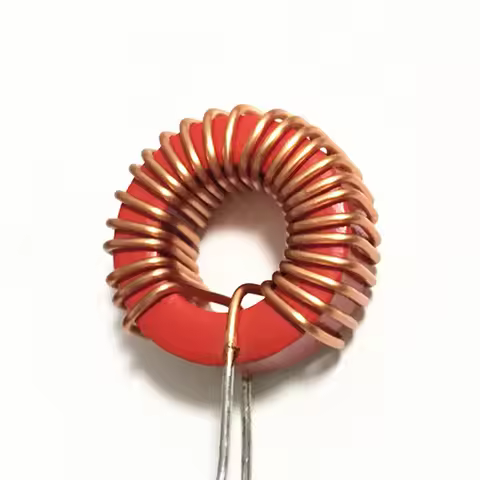 5Pcs T94-2 Iron Powder Core Red Gray Magnetic Ring Inductance Copper Wire Diameter 1.0mm Inductance 