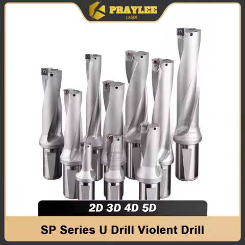 High Quality U Drill WC SP Drill Bits C20 C25 C32 SP Bits 2D 3D 4D 5D Metal Drill Bits SPMG SP Inser