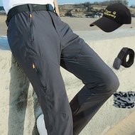 Outdoor Quick-Drying Pants Men's Summer Thin Style Elastic Breathable Sunscreen Hiking Pants Sports 