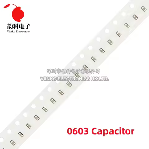 100pcs 0603 SMD Chip Multilayer Ceramic Capacitor 0.5pF - 22uF 10pF 22pF 100pF 1nF 10nF 15nF 100nF 0