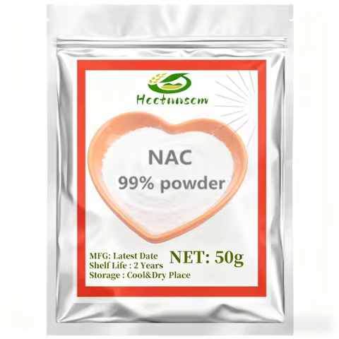 100% Pure N-Acetyl-L-Cysteine (NAC) Powder: Custom Cosmetic Sequins for Facial Freckles, Aluminum Fo