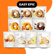 Delight Project Bagel Chips Korean Snack | Garlic Butter Honey Butter Pizza Choco Protein Bagel | 10