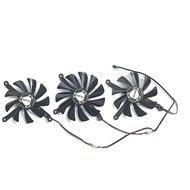 1set 3fans CF1010U12S XFX Radeon RX 5700 XT GPU Fan，For XFX RX 5600 XT、RX 5700、RX 5700 XT Video card