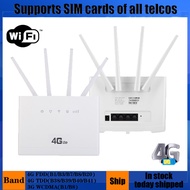 Wireless 4G 300Mbps LTE FDD TDD WIFI Router Unlock CPE WiFi Modem External Antennas With Sim Card Slot RJ45 Port Dongle (Support TPG)