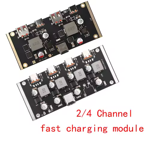 PD65W 100W 2/4 Channel Fast Charging Power Module Support PD QC FCP AFC Mobile Phone Fast Charging B
