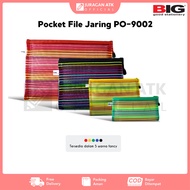 Pocket File BIG PO-9002 Zipper Folder Mesh File PO-9002